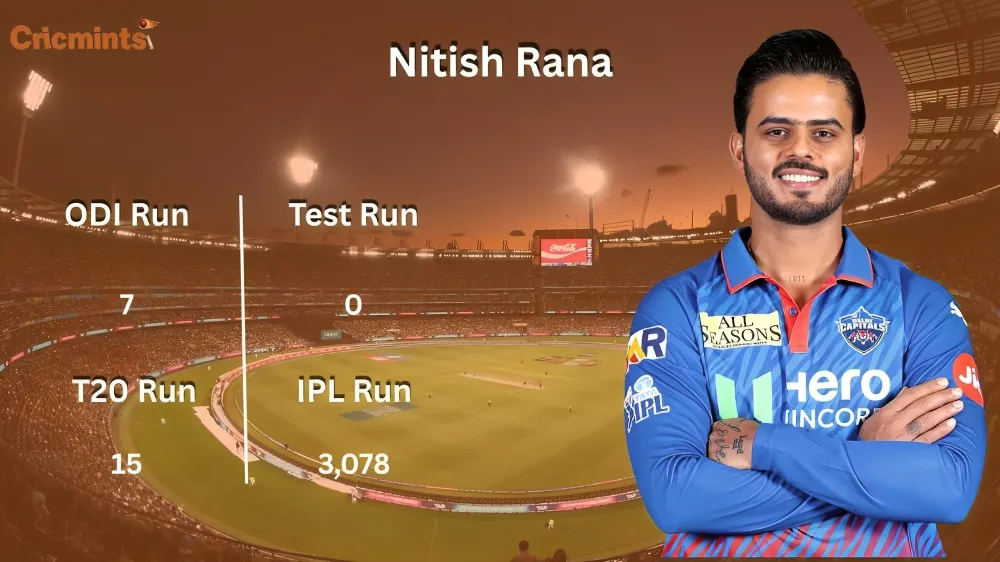 nitish rana stats