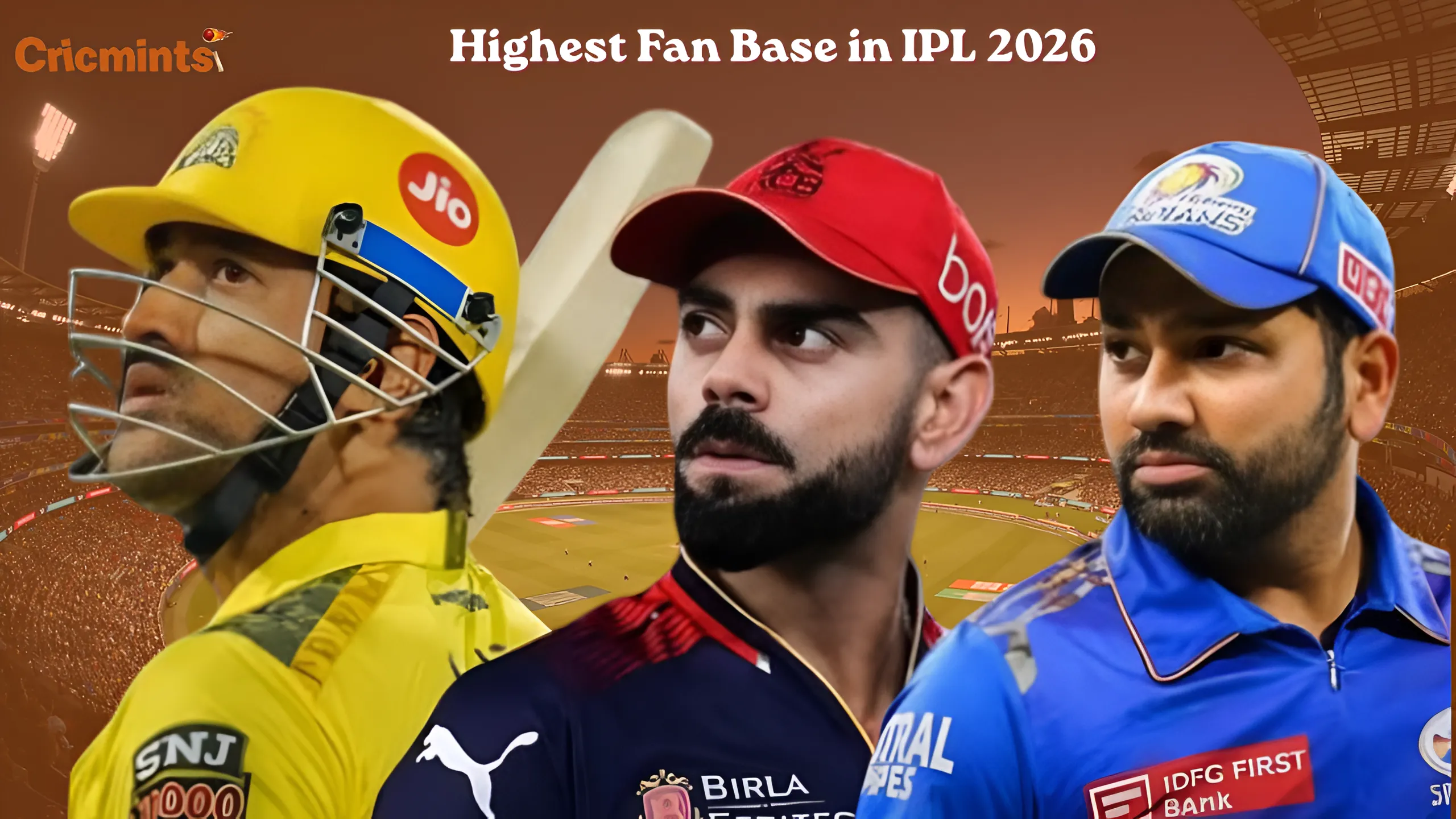 highest fan base in ipl