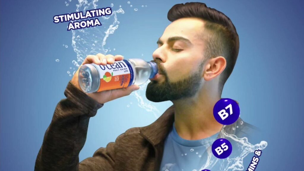 virat kohli water price 1 litre