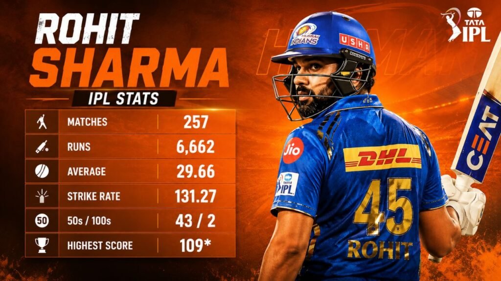 rohit sharma ipl stats