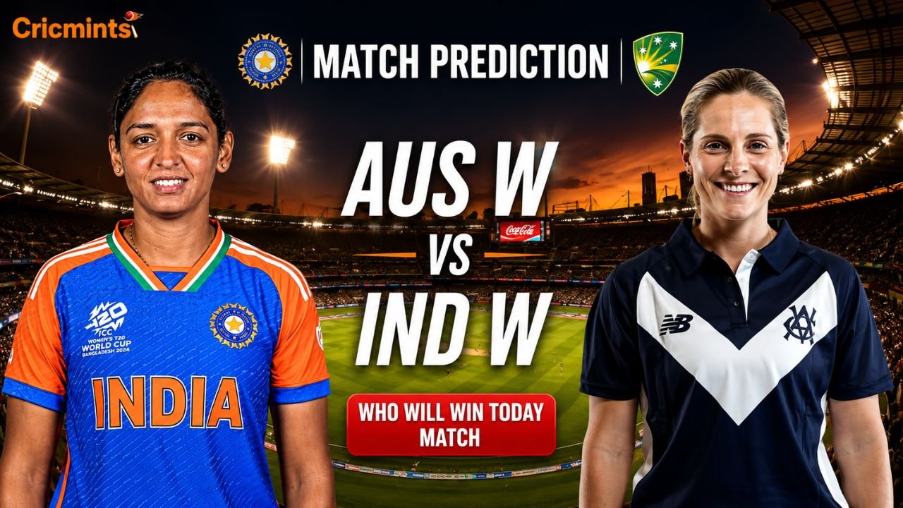 AUS W vs IND W Prediction: Winner, Pitch & Playing XI 2026