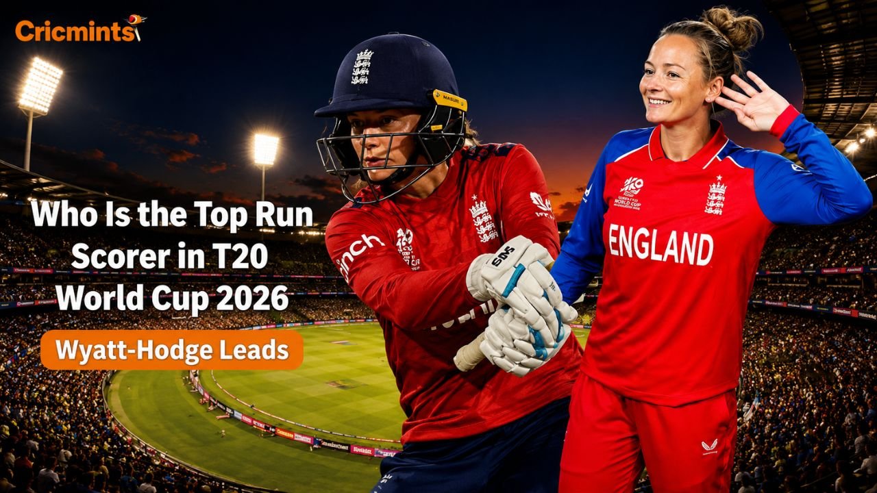 Who Is the Top Run Scorer in T20 World Cup 2026 – Wyatt-Hodge Leads - most runs in a Women’s T20 World Cup