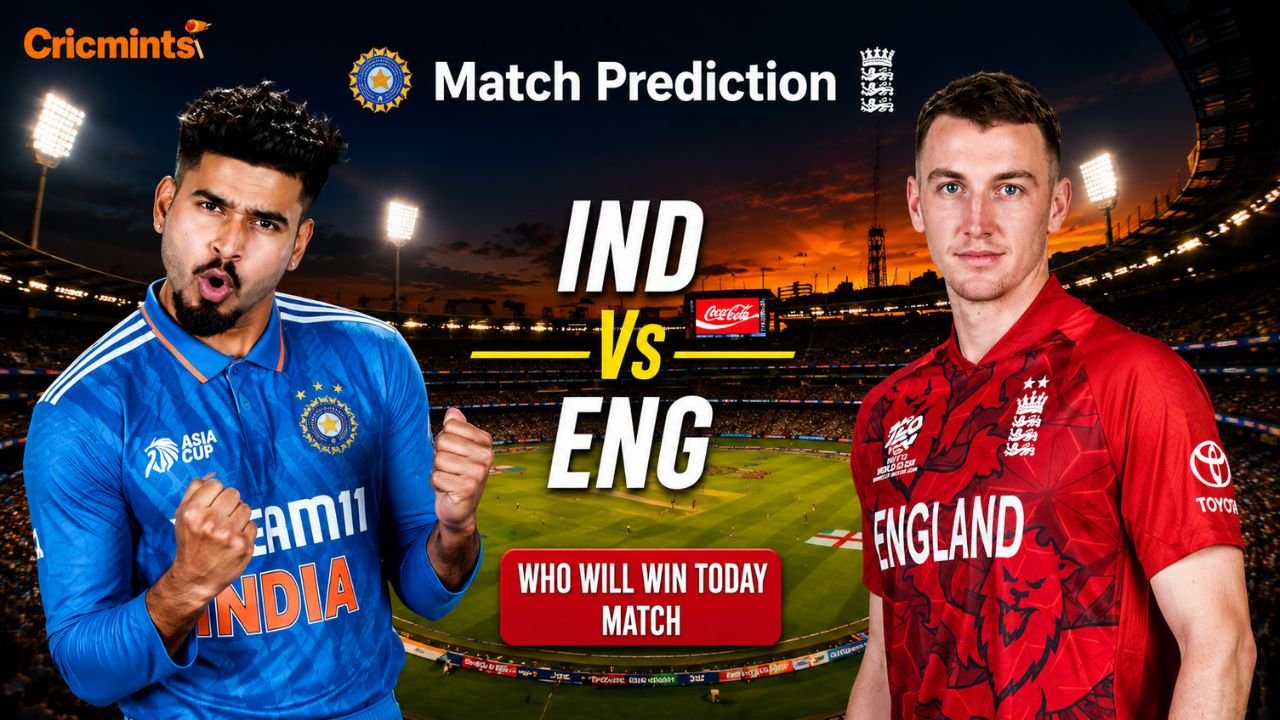Ind vs Eng 2nd T20I Preview: H2H, Pitch & Winner Prediction 2026