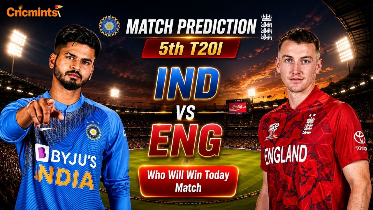Ind vs Eng 5th T20I 2026: Can India Avoid a Historic 4-0 Whitewash?