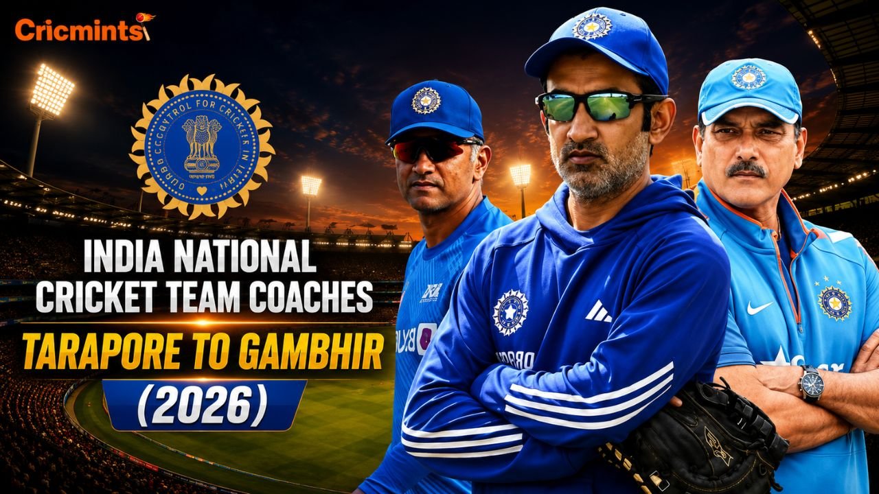 India National Cricket Team Coaches: Tarapore to Gambhir (2026)
