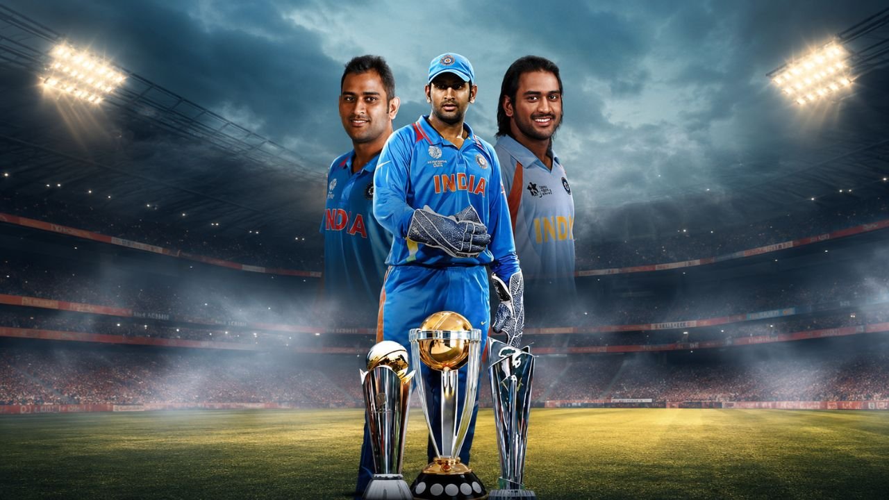 Which captain won all icc trophies in the world?