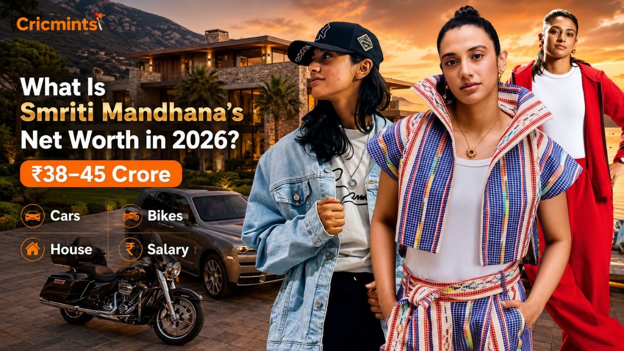What Is Smriti Mandhana's Net Worth in 2026? ₹38–45 Crore Breakdown