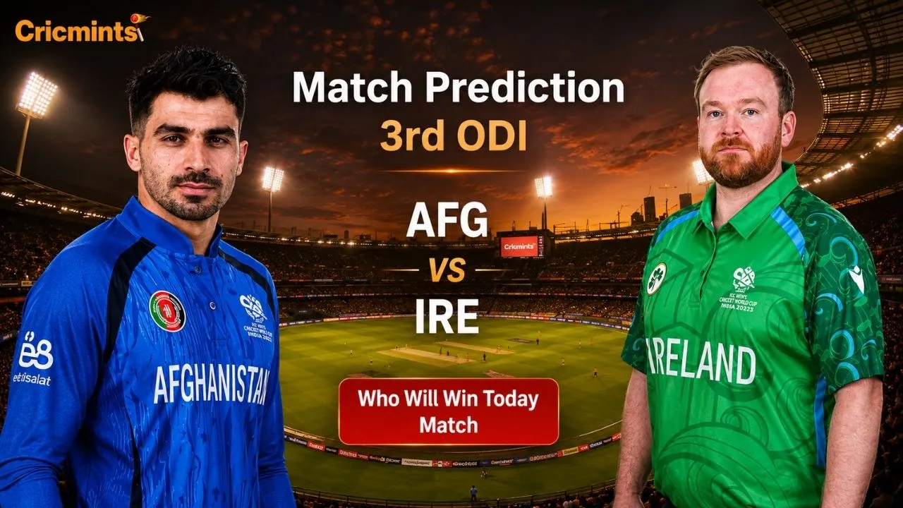 IRE vs AFG 3rd ODI Prediction: Afghanistan 60% Winning Chance 