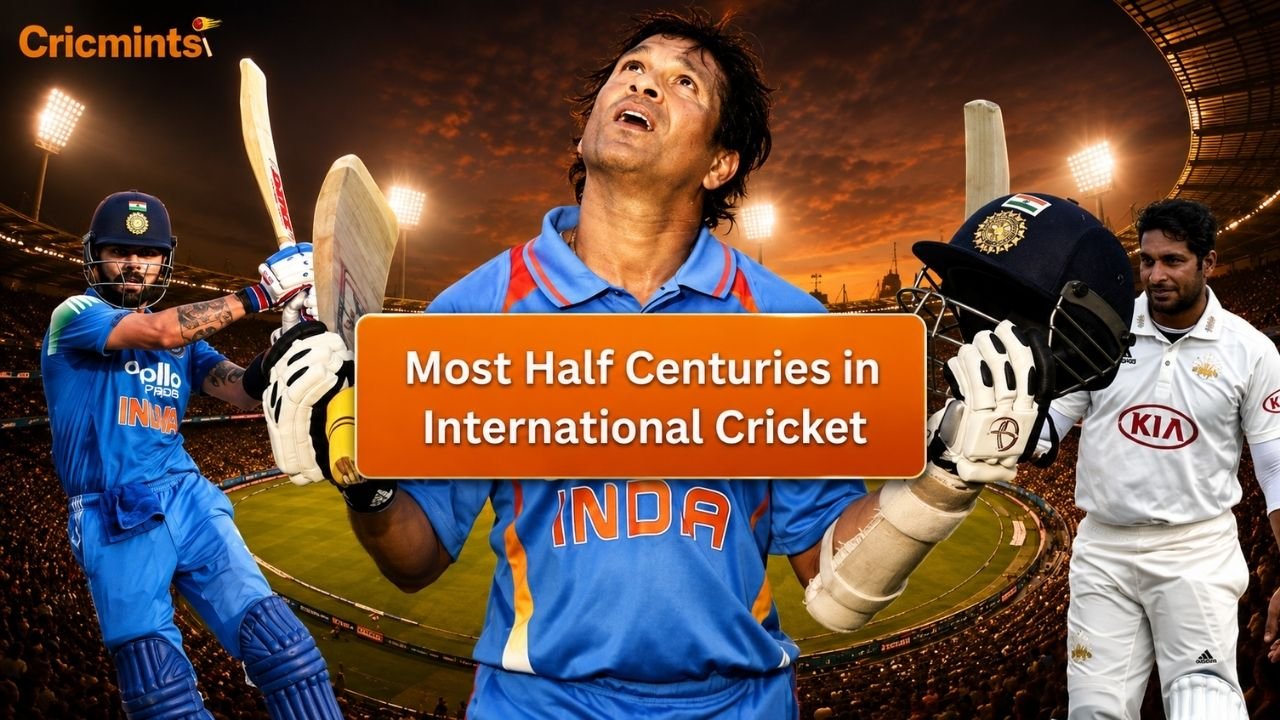Who Has the Most Fifties in International Cricket? (Test, ODI & T20I Rankings)