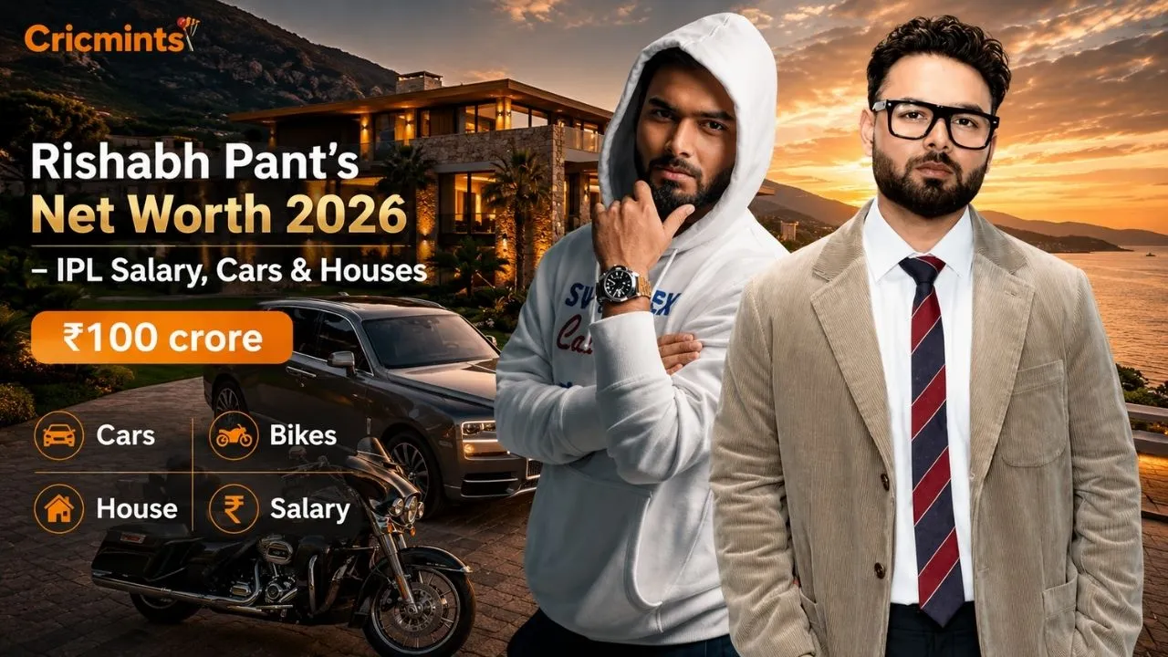 ​​What's Rishabh Pant's Net Worth 2026 - IPL Salary, Cars & Houses