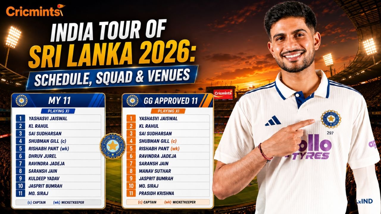 India Tour of Sri Lanka 2026: Schedule, Squad & Venues
