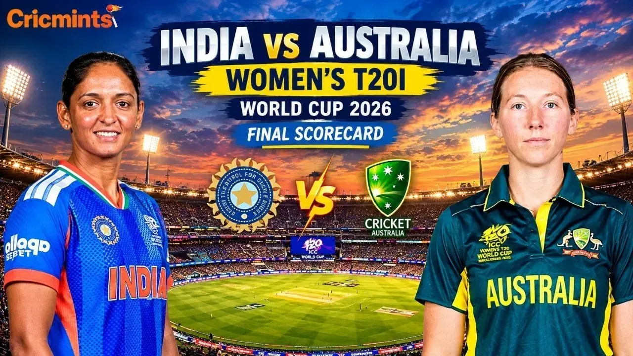 India Women's National Cricket Team vs Australia Women's National Cricket Team Match Scorecard