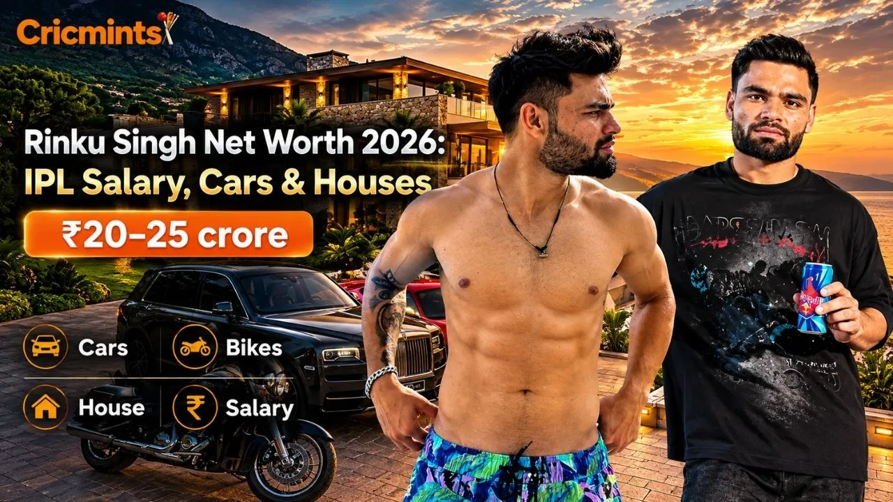 Rinku Singh Net Worth 2026: IPL Price, Salary, House, Cars and Income