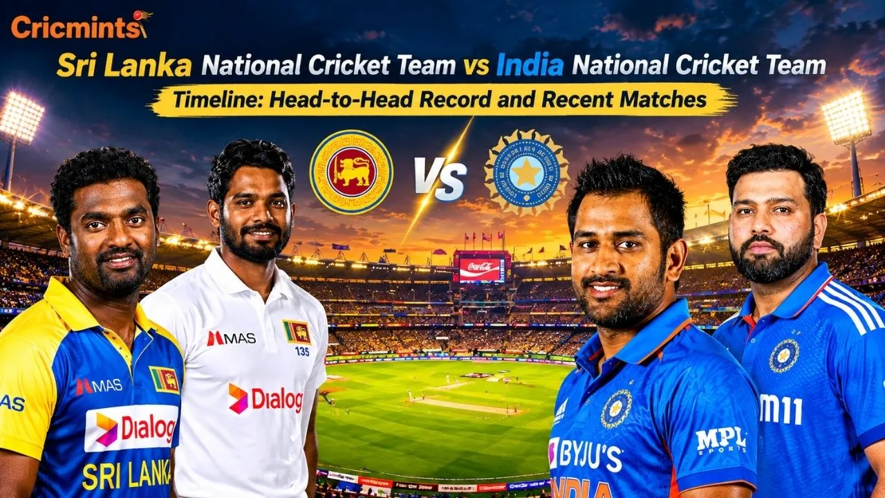 Sri Lanka National Cricket Team vs India National Cricket Team Timeline: Head-to-Head Record and Recent Matches