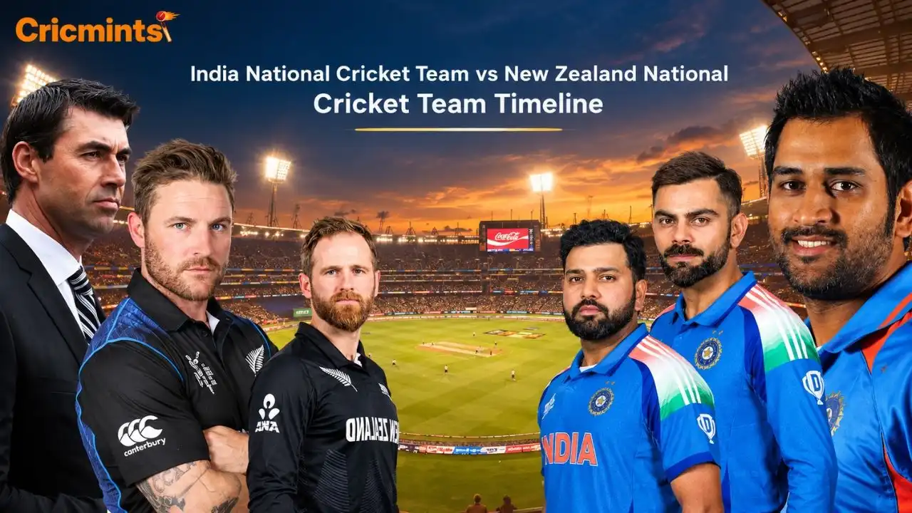 India National Cricket Team vs New Zealand National Cricket Team Timeline: Test, ODI and T20I History