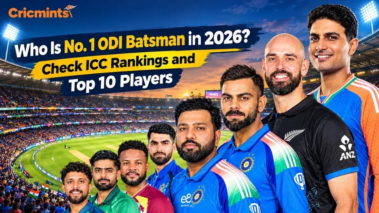 Who Is No. 1 ODI Batsman in 2026? Check ICC Rankings and Top 10 Players